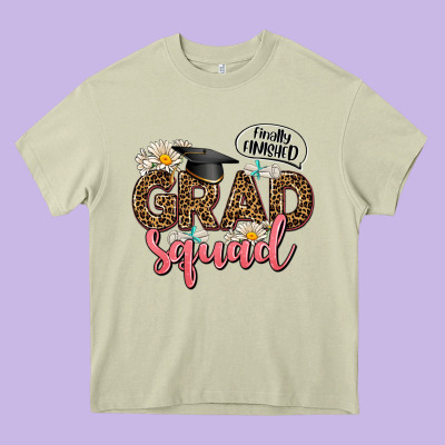 Grad Squad Heavy Core Tee Designed By Adodesignshop