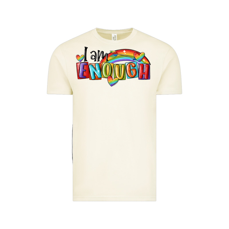 I Am Enough Lgbt Vintage Tee by MaliasSmallBusiness | Teevron