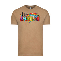 Vintage Coffee i am enough lgbt Vintage Tee - MaliasSmallBusiness