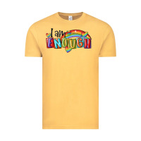 Vintage Mustard i am enough lgbt Vintage Tee - MaliasSmallBusiness