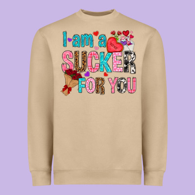 I Am A Sucker For You Heavyweight Sweatshirt Designed By Nancycooperartshop