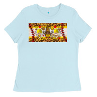Baby Blue softball gnome license plate Ladies Tee - HRA Design Shop