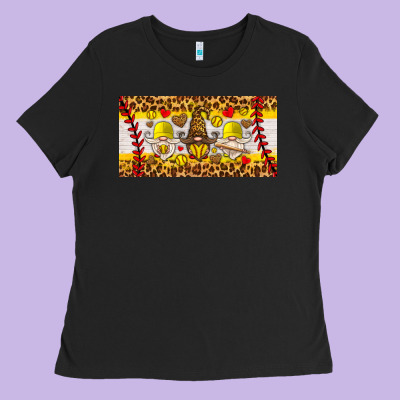 Softball Gnome License Plate Ladies Tee Designed By Hra Design Shop