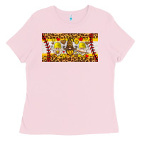 Bubblegum Pink softball gnome license plate Ladies Tee - HRA Design Shop
