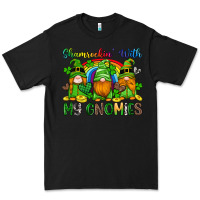 Black shamrockin with my gnomies Premium Tee - Artiststas