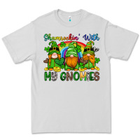 Dove Grey shamrockin with my gnomies Premium Tee - Artiststas
