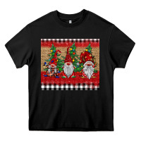 Black Christmas gnomes Heavy Core Tee - BarkalooDesign