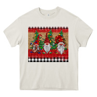 Cream Christmas gnomes Heavy Core Tee - BarkalooDesign