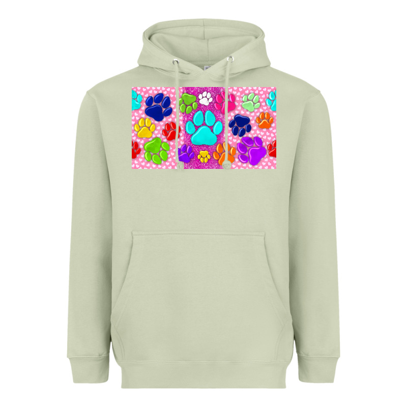 Paw Print Heavyweight Hoodie by TumblerDesignByShophia | Teevron