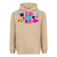 Mushroom paw print Heavyweight Hoodie - TumblerDesignByShophia