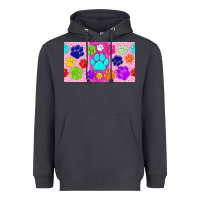 Smoke paw print Heavyweight Hoodie - TumblerDesignByShophia