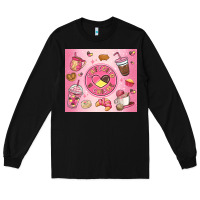 Black cafecito y chisme Long Sleeve Tee - MaliasSmallBusiness