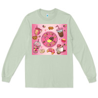 Matcha cafecito y chisme Long Sleeve Tee - MaliasSmallBusiness