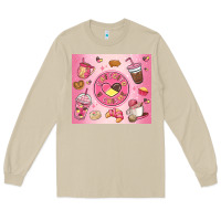 Mushroom cafecito y chisme Long Sleeve Tee - MaliasSmallBusiness