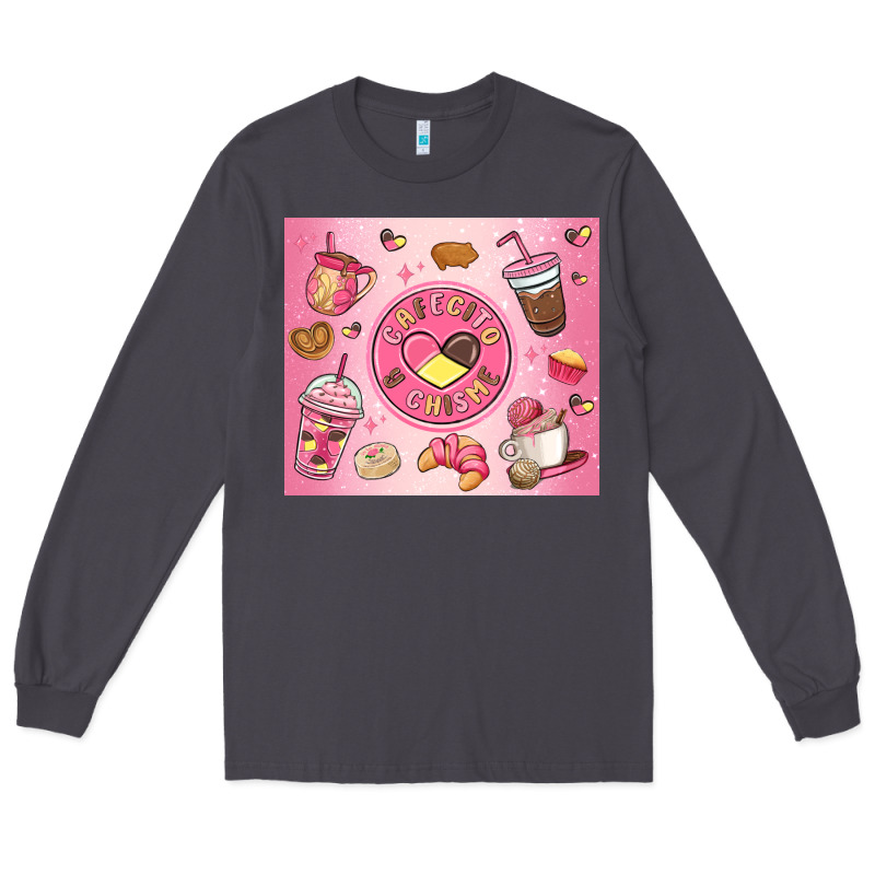 Cafecito Y Chisme Long Sleeve Tee by MaliasSmallBusiness | Teevron