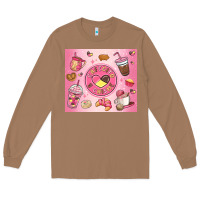 Toasted Coconut cafecito y chisme Long Sleeve Tee - MaliasSmallBusiness