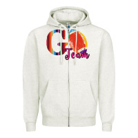 Oatmeal Heather Go Team Zipper Hoodie - Bettercallsaul