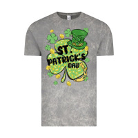 Cloud Rock st. patrick's day shamrock Vintage Tee - MaliasSmallBusiness