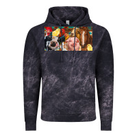 Cloud Black Farm animals with aztec Vintage Hoodie - RanaPortraitStore