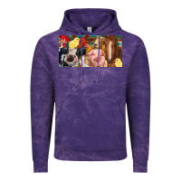 Cloud Purple Farm animals with aztec Vintage Hoodie - RanaPortraitStore