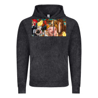 Vintage Arctic Farm animals with aztec Vintage Hoodie - RanaPortraitStore