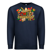 Navy cinco de mayo school counselor Premium Sweatshirt - CowGirlArtShop