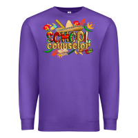 Purple cinco de mayo school counselor Premium Sweatshirt - CowGirlArtShop