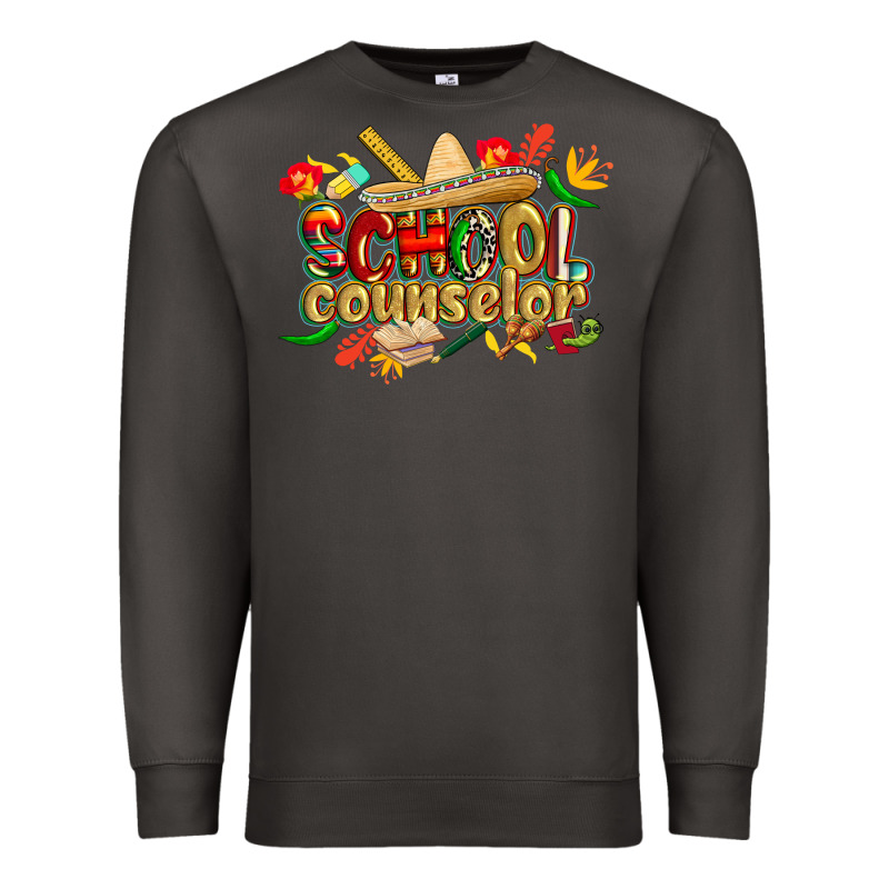 Cinco De Mayo School Counselor Premium Sweatshirt by CowGirlArtShop | Teevron