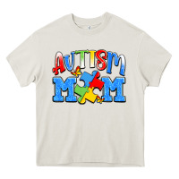 Cream autism mom Heavy Core Tee - JahusDesignShop