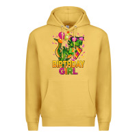 Antique Gold 1st birthday girl t rex pink Premium Hoodie - CowGirlArtShop