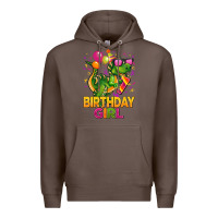 Coffee 1st birthday girl t rex pink Premium Hoodie - CowGirlArtShop
