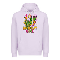 Lilac 1st birthday girl t rex pink Premium Hoodie - CowGirlArtShop