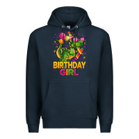 Navy 1st birthday girl t rex pink Premium Hoodie - CowGirlArtShop