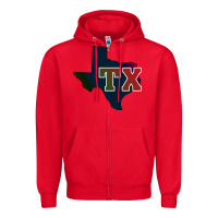Red Texas Zipper Hoodie - Bettercallsaul