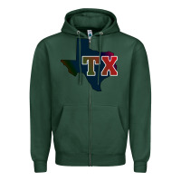 Sports Green Texas Zipper Hoodie - Bettercallsaul