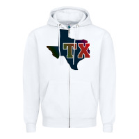 White Texas Zipper Hoodie - Bettercallsaul