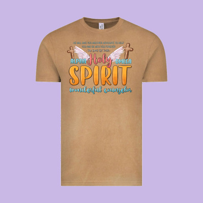 Holy Spirit Wonderful Counselor Vintage Tee Designed By Maliassmallbusiness