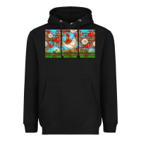 Black cute chicken Heavyweight Hoodie - TumblerDesignByShophia