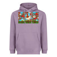 Lavender cute chicken Heavyweight Hoodie - TumblerDesignByShophia