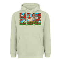 Matcha cute chicken Heavyweight Hoodie - TumblerDesignByShophia