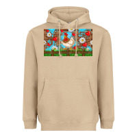 Mushroom cute chicken Heavyweight Hoodie - TumblerDesignByShophia