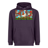 Plum cute chicken Heavyweight Hoodie - TumblerDesignByShophia