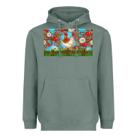 Sage cute chicken Heavyweight Hoodie - TumblerDesignByShophia