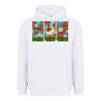 White cute chicken Heavyweight Hoodie - TumblerDesignByShophia
