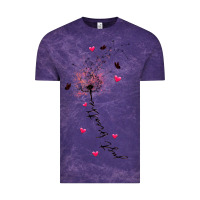 Cloud Purple just breathe Vintage Tee - JahusDesignShop