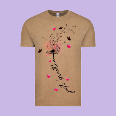 Just Breathe Vintage Tee Designed By Jahusdesignshop