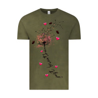 Vintage Olive just breathe Vintage Tee - JahusDesignShop
