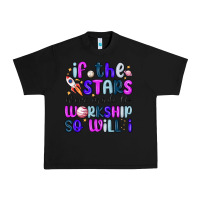 Black if the stars were made to worship so will i Urban Heavy Tee - MaliasSmallBusiness