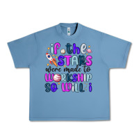 Pebble Blue if the stars were made to worship so will i Urban Heavy Tee - MaliasSmallBusiness
