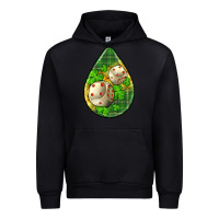 Black st.patrick's teardrop earrings Urban Hoodie - FaDigitalArtStudio